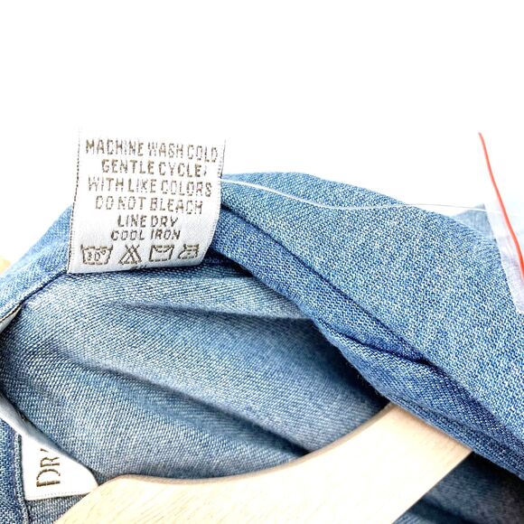 Drapers & Damon Embellished Embroidered Floral Denim Jacket PXL NWT - Picture 7 of 9